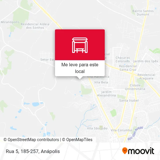 Rua 5, 185-257 mapa
