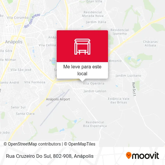 Rua Cruzeiro Do Sul, 802-908 mapa