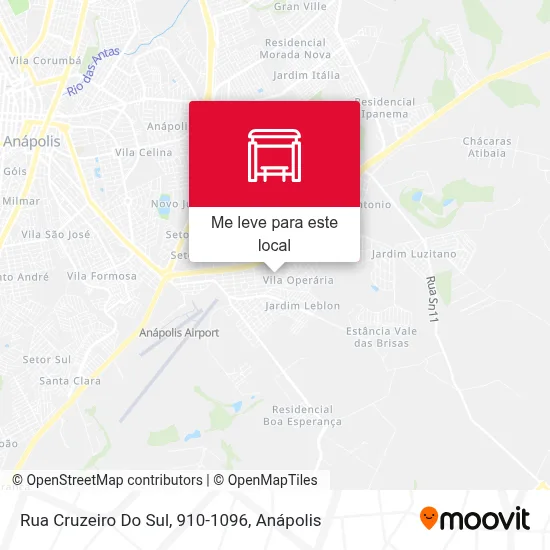 Rua Cruzeiro Do Sul, 910-1096 mapa