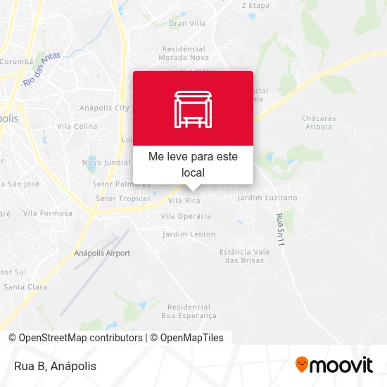 Rua B mapa