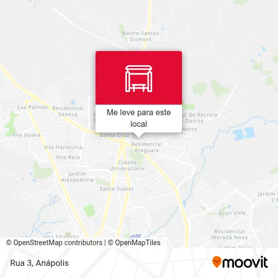 Rua 3 mapa