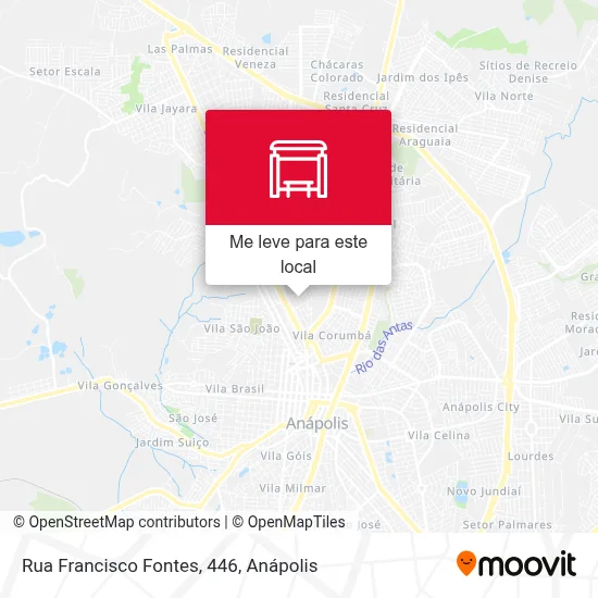 Rua Francisco Fontes, 446 mapa