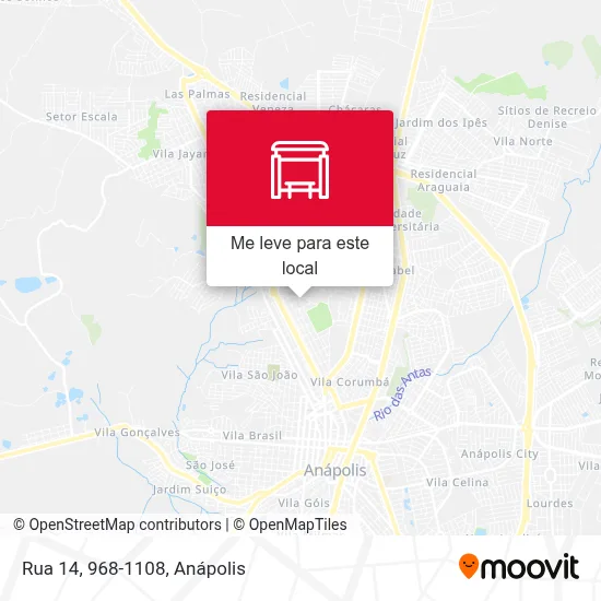 Rua 14, 968-1108 mapa