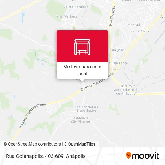 Rua Goianapolis, 403-609 mapa