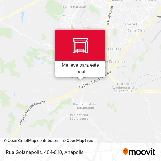 Rua Goianapolis, 404-610 mapa