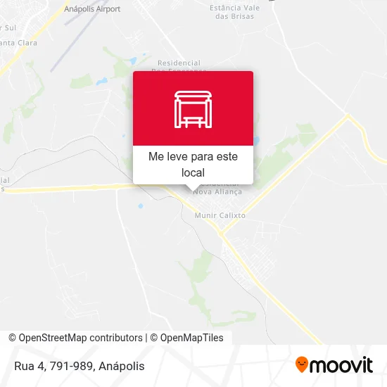 Rua 4, 791-989 mapa