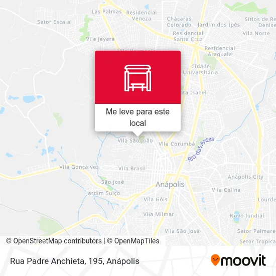 Rua Padre Anchieta, 195 mapa