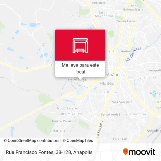 Rua Francisco Fontes, 38-128 mapa