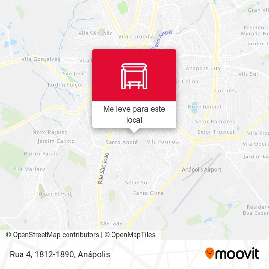 Rua 4, 1812-1890 mapa