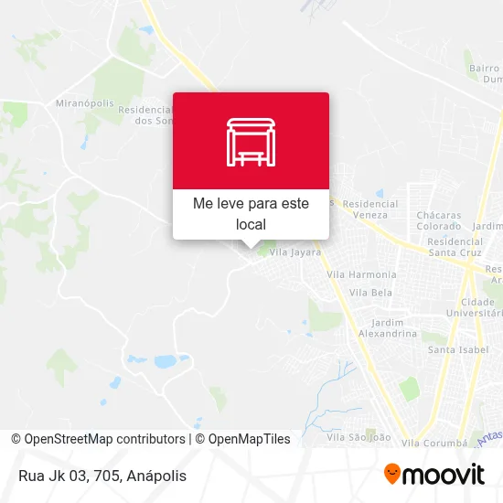 Rua Jk 03, 705 mapa