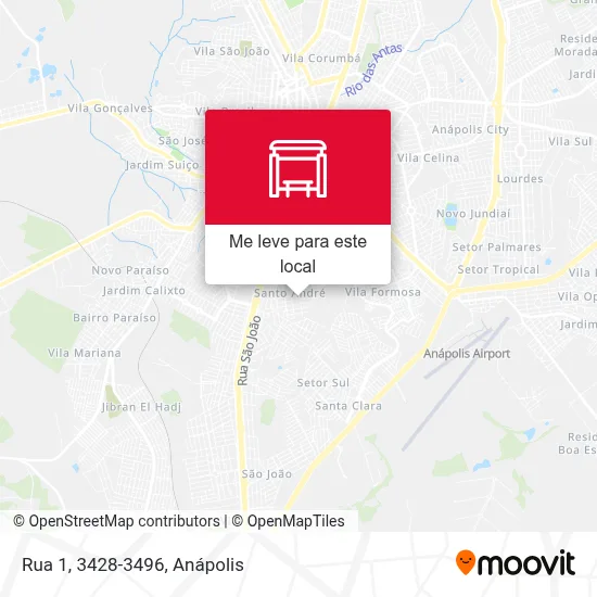 Rua 1, 3428-3496 mapa