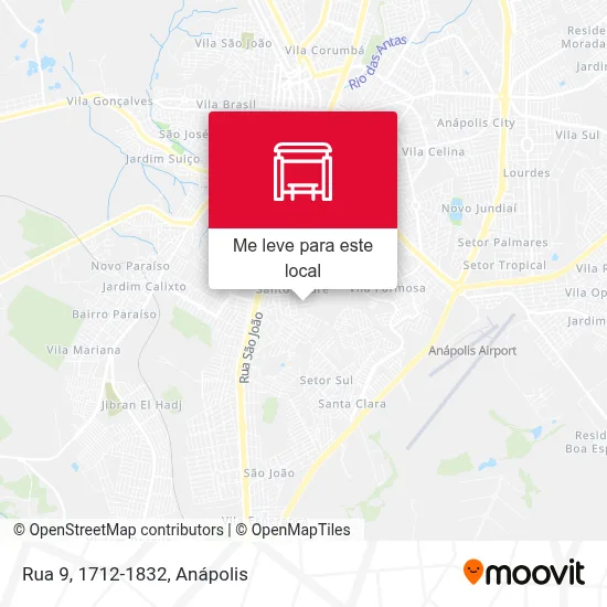 Rua 9, 1712-1832 mapa