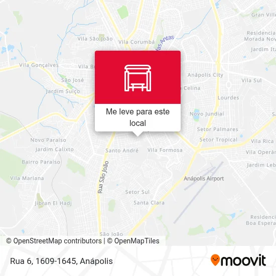 Rua 6, 1609-1645 mapa