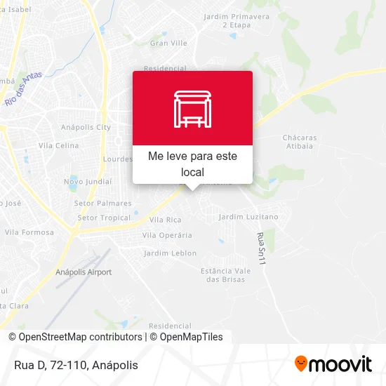 Rua D, 72-110 mapa