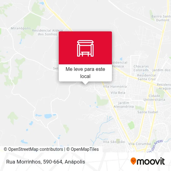 Rua Morrinhos, 590-664 mapa