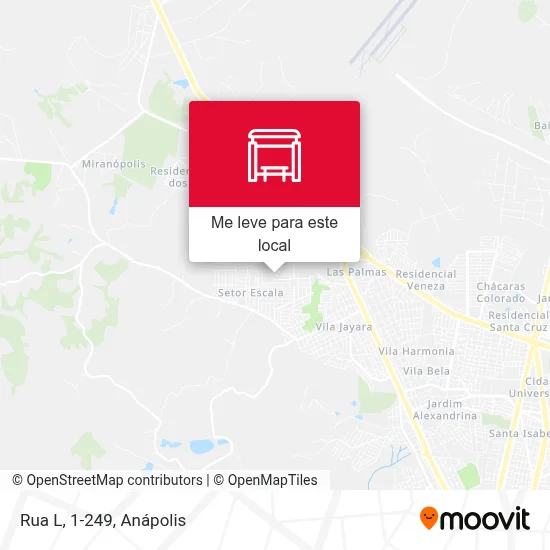 Rua L, 1-249 mapa