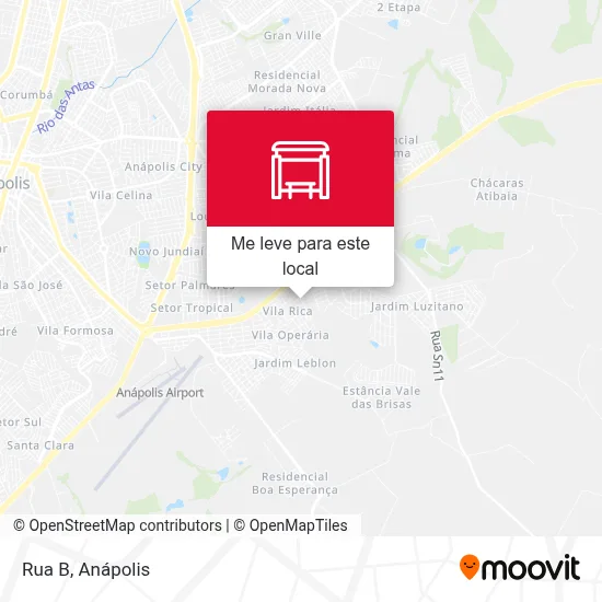 Rua B mapa
