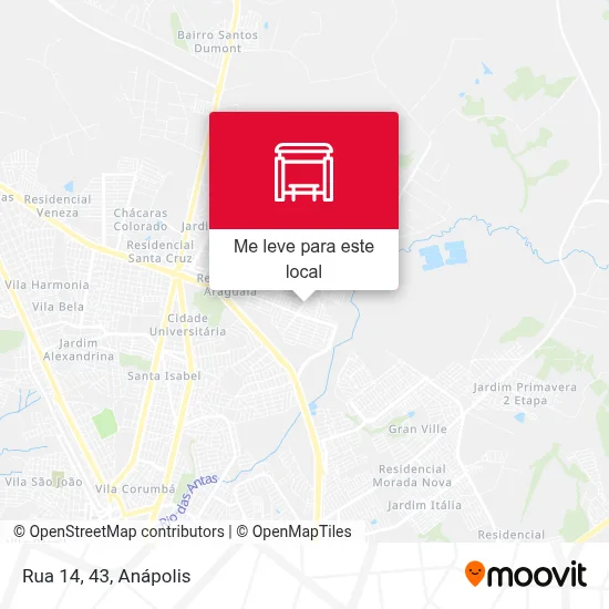 Rua 14, 43 mapa