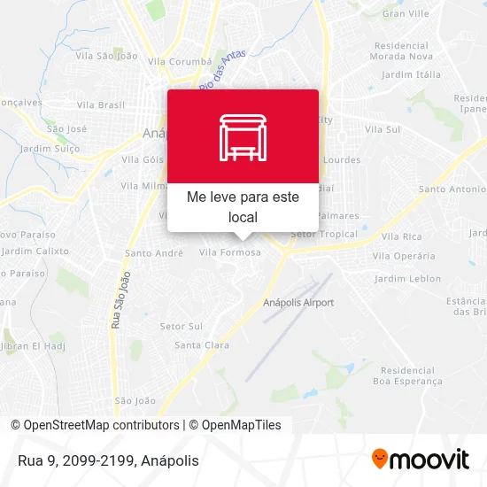 Rua 9, 2099-2199 mapa
