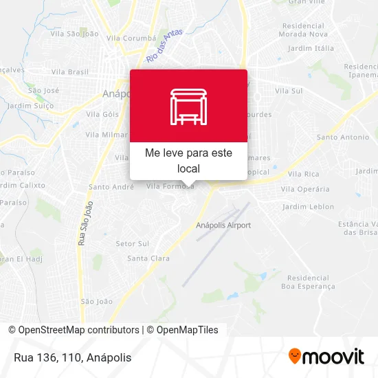 Rua 136, 110 mapa
