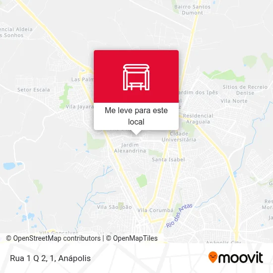 Rua 1 Q 2, 1 mapa
