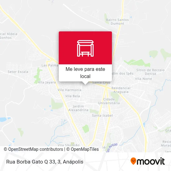 Rua Borba Gato Q 33, 3 mapa