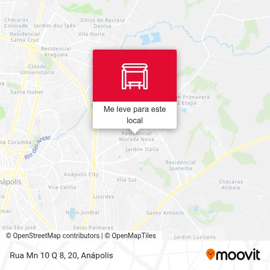 Rua Mn 10 Q 8, 20 mapa