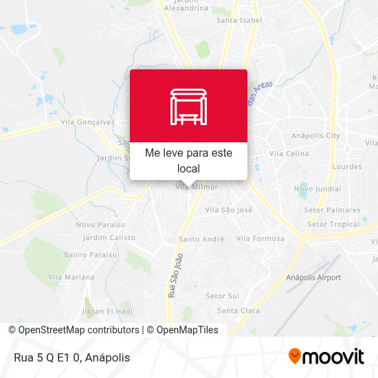 Rua 5 Q E1 0 mapa