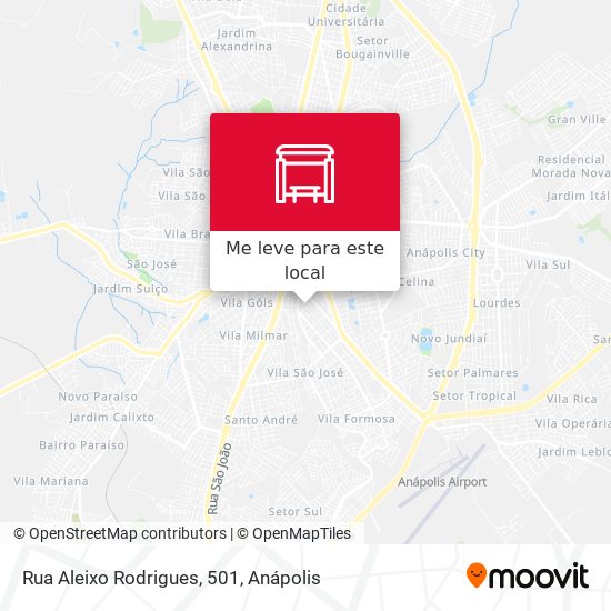 Rua Aleixo Rodrigues, 501 mapa