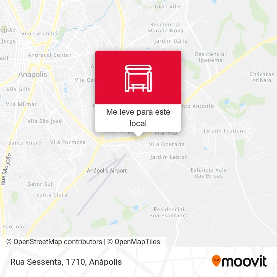 Rua Sessenta, 1710 mapa