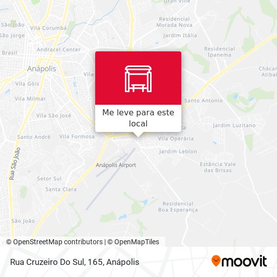 Rua Cruzeiro Do Sul, 165 mapa