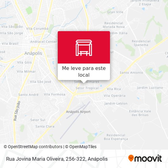 Rua Jovina Maria Oliveira, 256-322 mapa