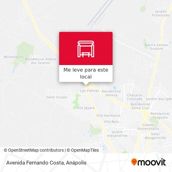 Avenida Fernando Costa mapa