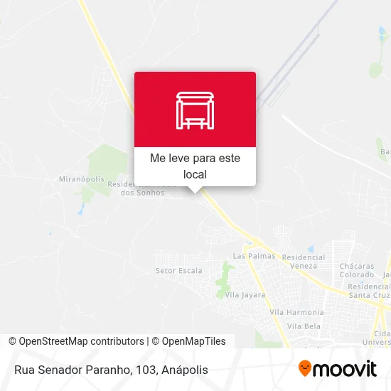 Rua Senador Paranho, 103 mapa