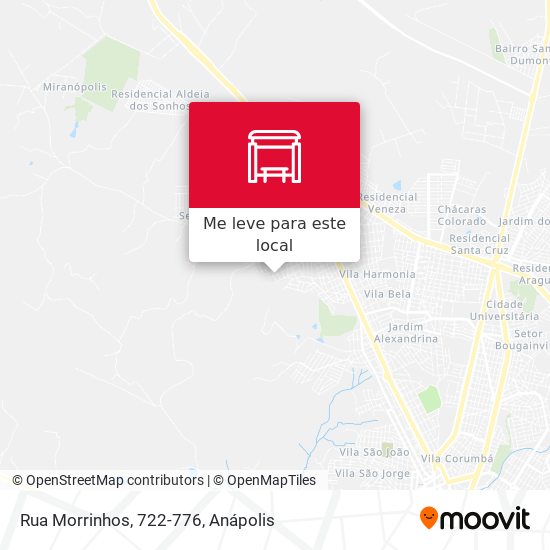 Rua Morrinhos, 722-776 mapa