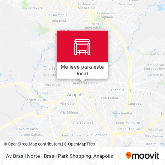 Av Brasil Norte - Brasil Park Shopping mapa