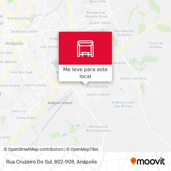Rua Cruzeiro Do Sul, 802-908 mapa