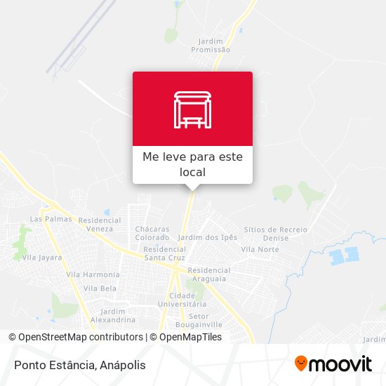 Ponto Estância mapa