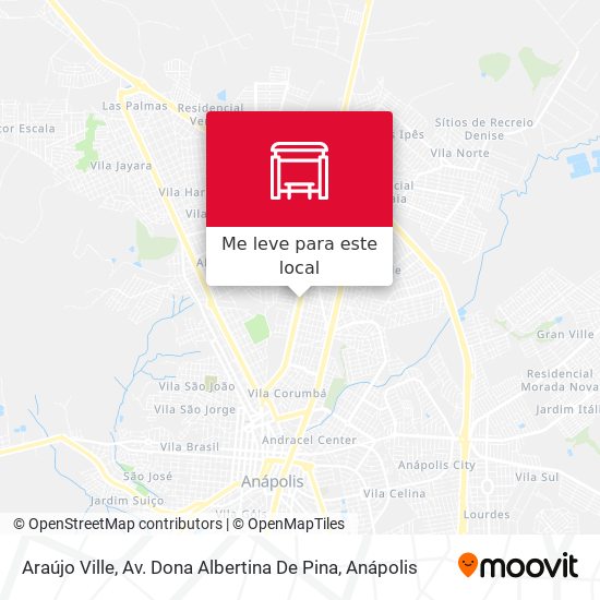 Araújo Ville, Av. Dona Albertina De Pina mapa