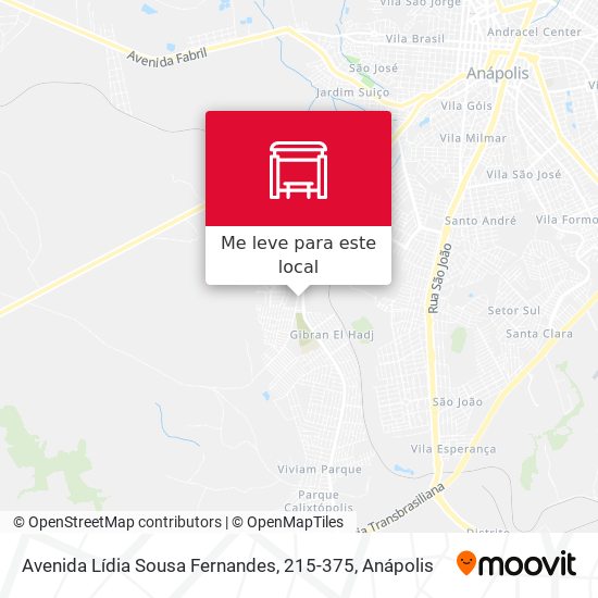 Avenida Lídia Sousa Fernandes, 215-375 mapa