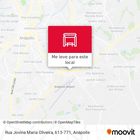 Rua Jovina Maria Oliveira, 613-771 mapa