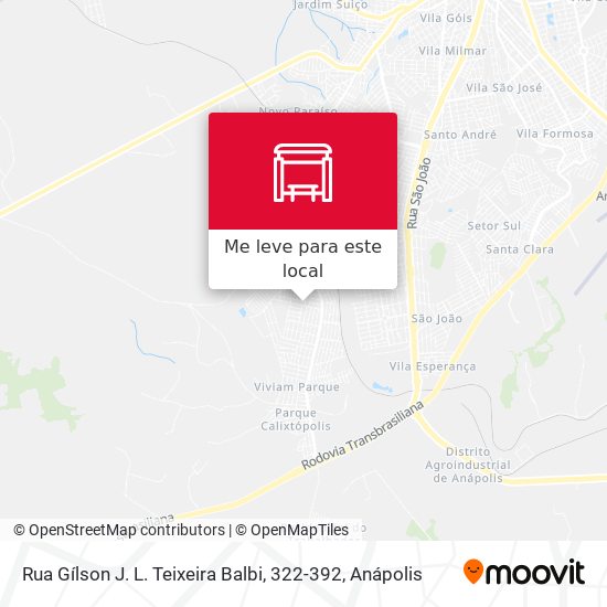 Rua Gílson J. L. Teixeira Balbi, 322-392 mapa