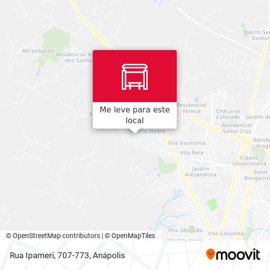 Rua Ipameri, 707-773 mapa