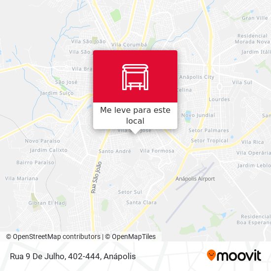 Rua 9 De Julho, 402-444 mapa