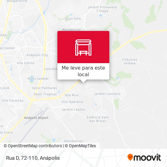 Rua D, 72-110 mapa