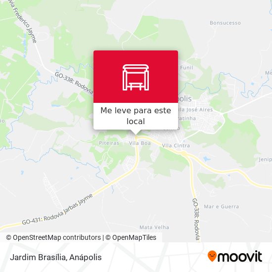 Jardim Brasília mapa