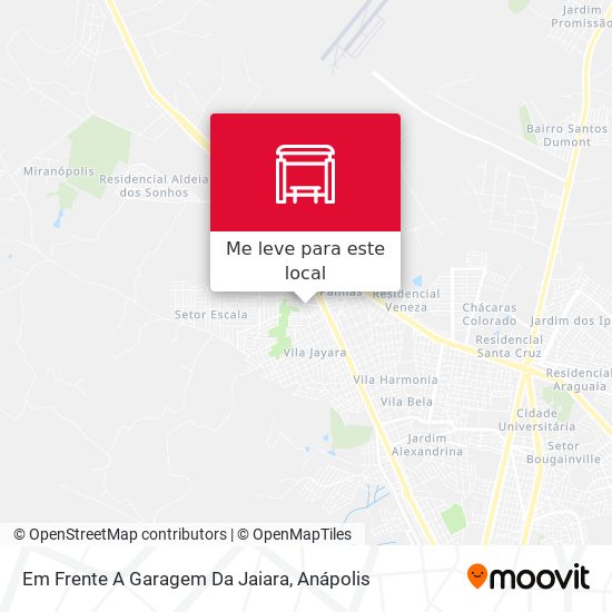 Em Frente A Garagem Da Jaiara mapa