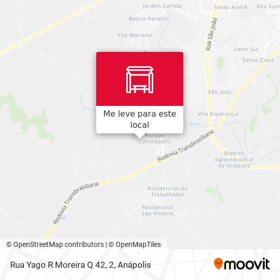 Rua Yago R Moreira Q 42, 2 mapa