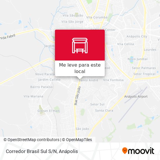 Corredor Brasil Sul S/N mapa