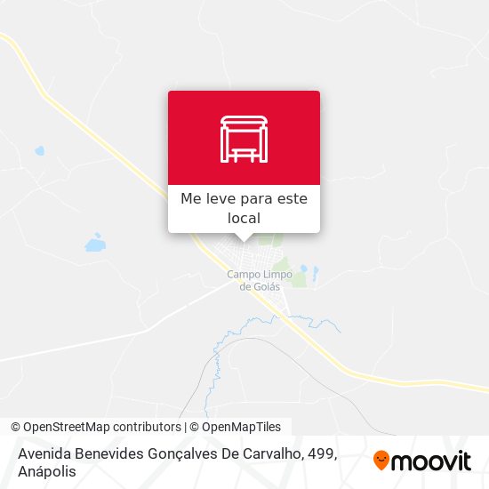 Avenida Benevides Gonçalves De Carvalho, 499 mapa